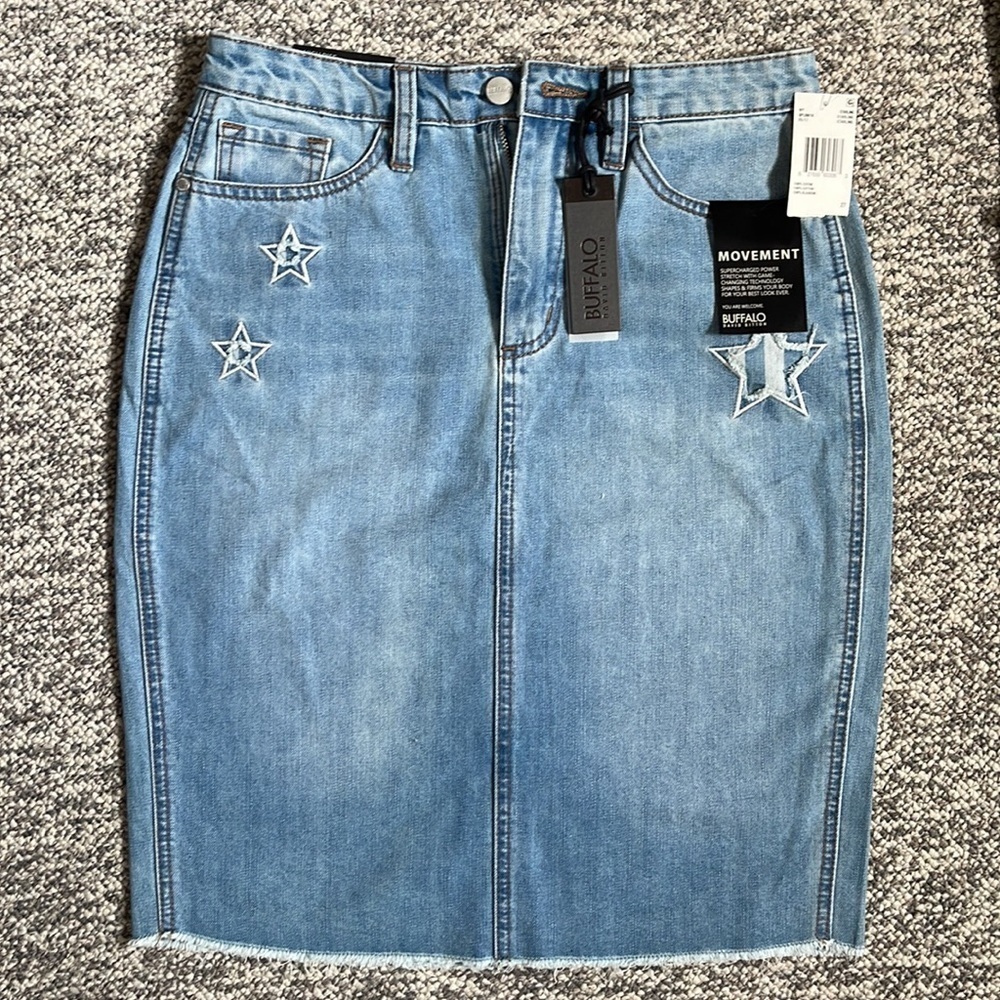 🌟Womens Buffalo denim high rise skirt- Size 27 🌟